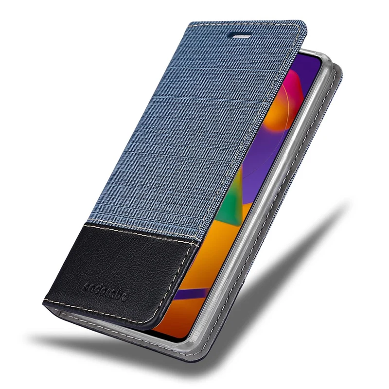 Cadorabo Hülle kompatibel mit Samsung Galaxy M31s Schutzhülle mit Magnetverschluss, Standfunktion und Kartenfach