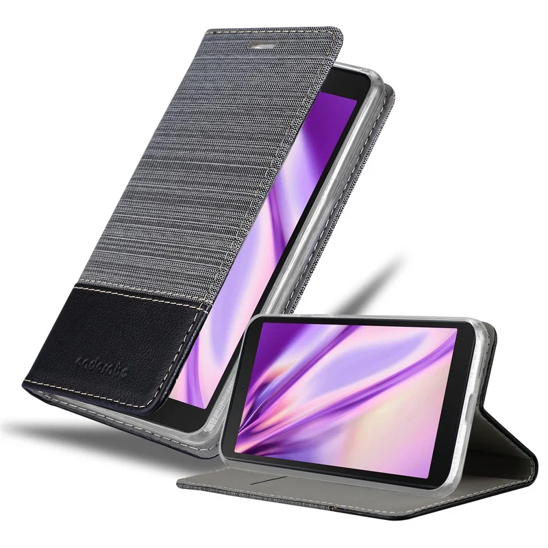 Cadorabo Hülle kompatibel mit Samsung Galaxy XCover 5 Schutzhülle mit Magnetverschluss, Standfunktion und Kartenfach