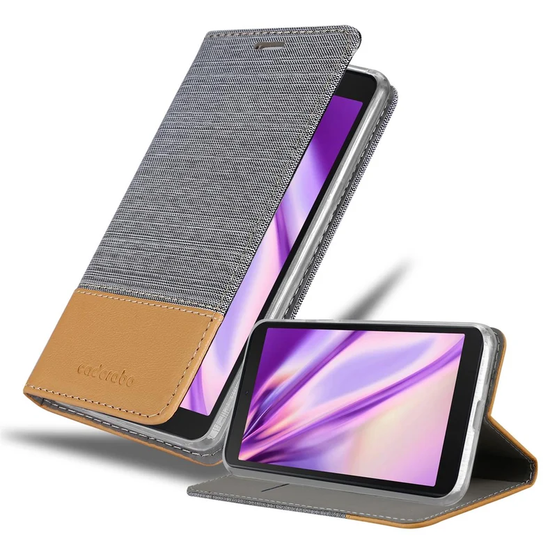 Cadorabo Hülle kompatibel mit Samsung Galaxy XCover 5 Schutzhülle mit Magnetverschluss, Standfunktion und Kartenfach