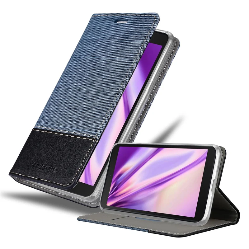 Cadorabo Hülle kompatibel mit Samsung Galaxy XCover 5 Schutzhülle mit Magnetverschluss, Standfunktion und Kartenfach