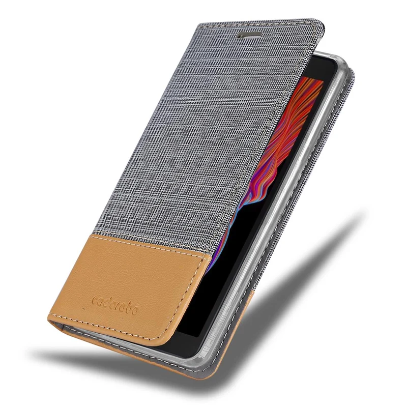 Cadorabo Hülle kompatibel mit Samsung Galaxy XCover 5 Schutzhülle mit Magnetverschluss, Standfunktion und Kartenfach
