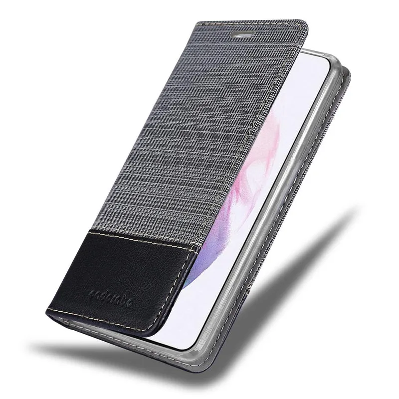 Cadorabo Hülle kompatibel mit Samsung Galaxy S21 PLUS Schutzhülle mit Magnetverschluss, Standfunktion und Kartenfach