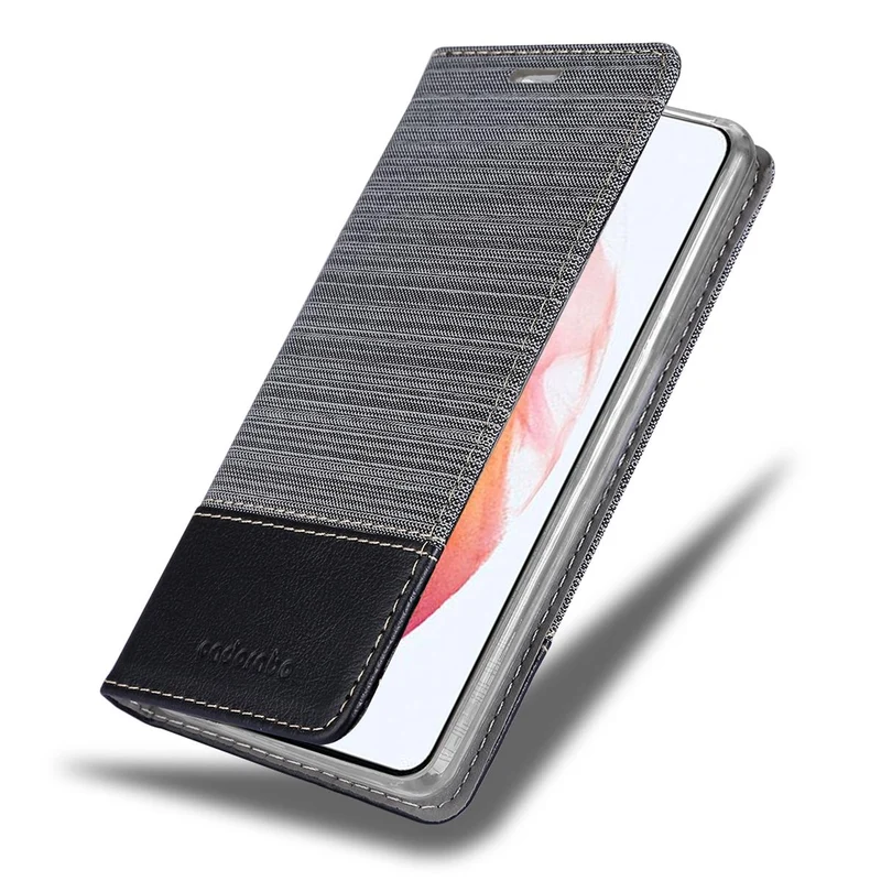 Cadorabo Hülle kompatibel mit Samsung Galaxy S21 5G Schutzhülle mit Magnetverschluss, Standfunktion und Kartenfach