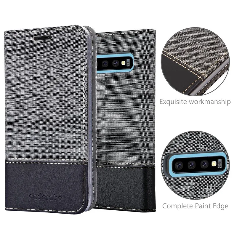Cadorabo Hülle kompatibel mit Samsung Galaxy S10 5G Schutzhülle mit Magnetverschluss, Standfunktion und Kartenfach
