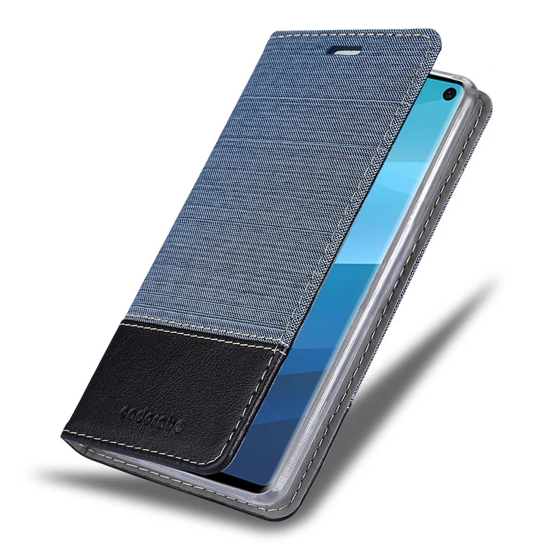 Cadorabo Hülle kompatibel mit Samsung Galaxy S10 5G Schutzhülle mit Magnetverschluss, Standfunktion und Kartenfach