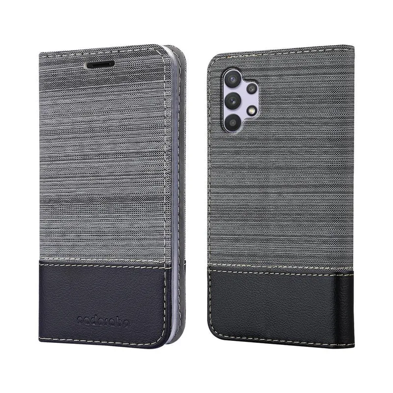 Cadorabo Hülle kompatibel mit Samsung Galaxy A32 5G Schutzhülle mit Magnetverschluss, Standfunktion und Kartenfach