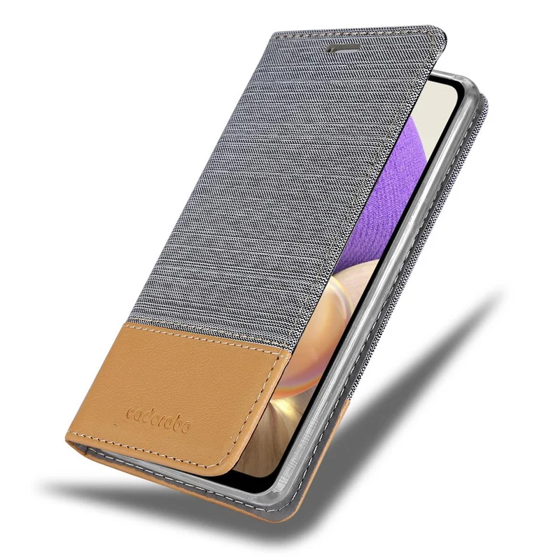 Cadorabo Hülle kompatibel mit Samsung Galaxy A32 5G Schutzhülle mit Magnetverschluss, Standfunktion und Kartenfach
