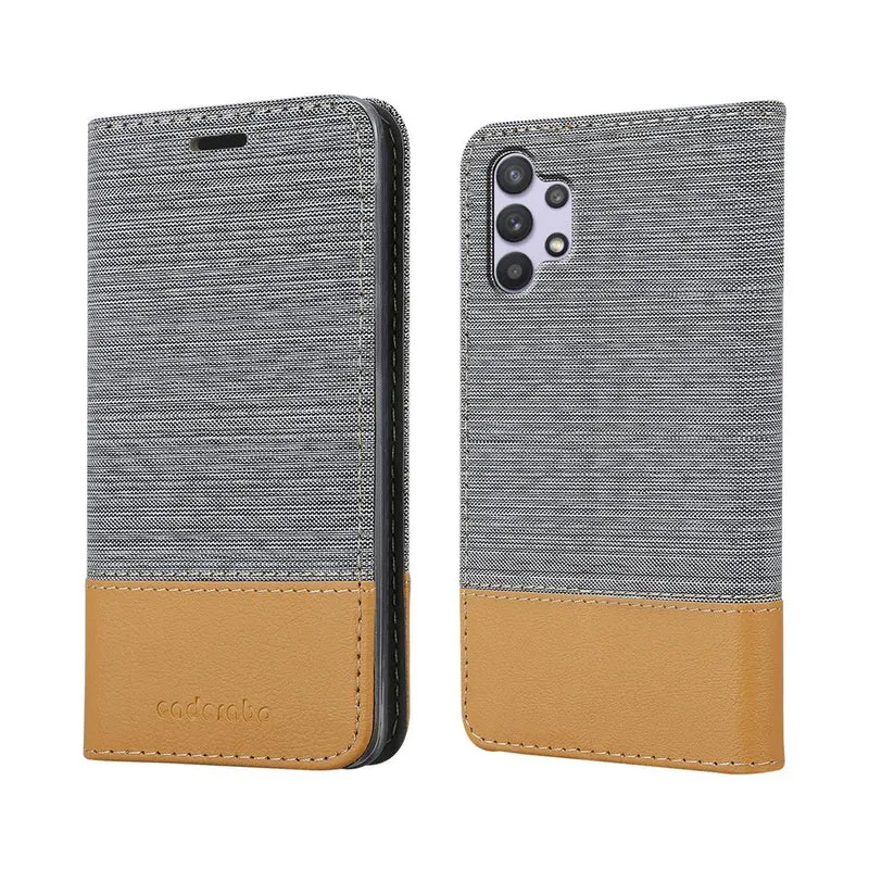 Cadorabo Hülle kompatibel mit Samsung Galaxy A32 5G Schutzhülle mit Magnetverschluss, Standfunktion und Kartenfach