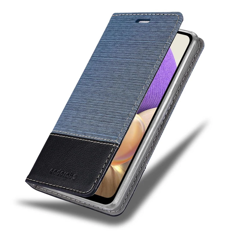 Cadorabo Hülle kompatibel mit Samsung Galaxy A32 4G Schutzhülle mit Magnetverschluss, Standfunktion und Kartenfach