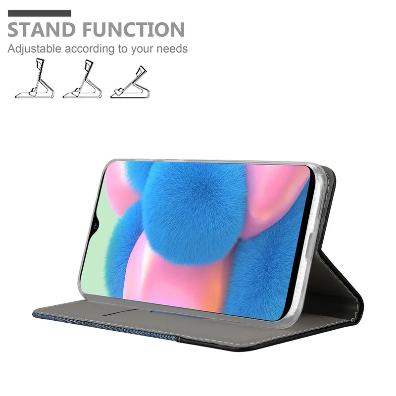 Cadorabo Hülle kompatibel mit Samsung Galaxy A50 4G / A50s / A30s Schutzhülle mit Magnetverschluss, Standfunktion und Kartenfach
