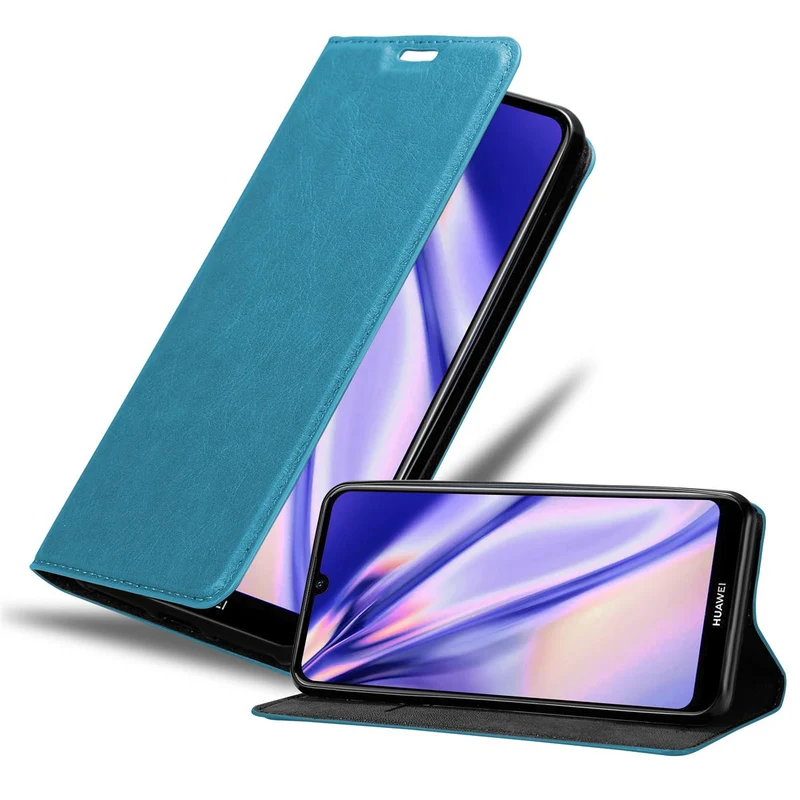 Cadorabo Hülle kompatibel mit Huawei Y6S Schutzhülle mit Magnetverschluss, Standfunktion und Kartenfach