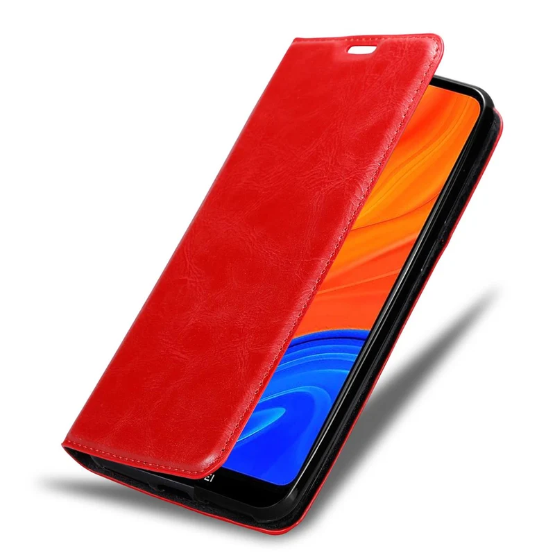 Cadorabo Hülle kompatibel mit Huawei Y6S Schutzhülle mit Magnetverschluss, Standfunktion und Kartenfach