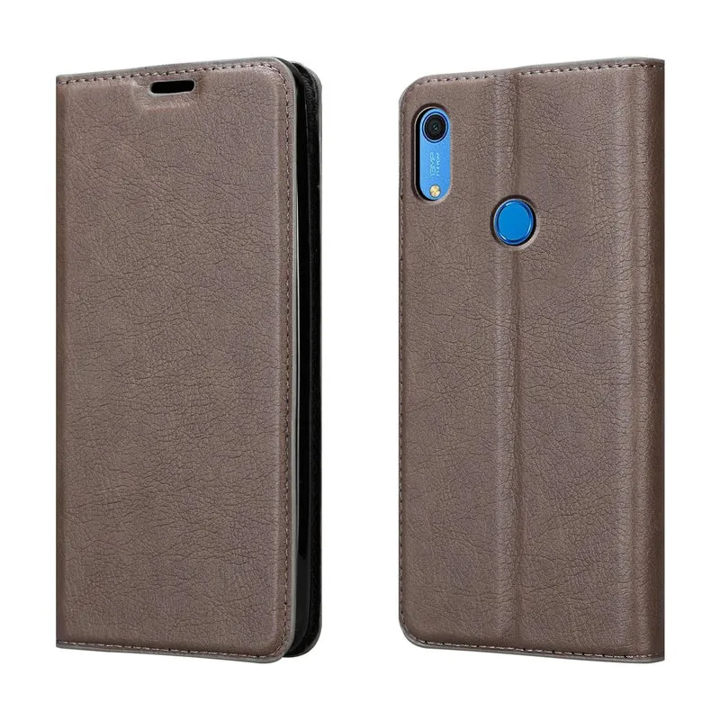 Cadorabo Hülle kompatibel mit Huawei Y6S Schutzhülle mit Magnetverschluss, Standfunktion und Kartenfach