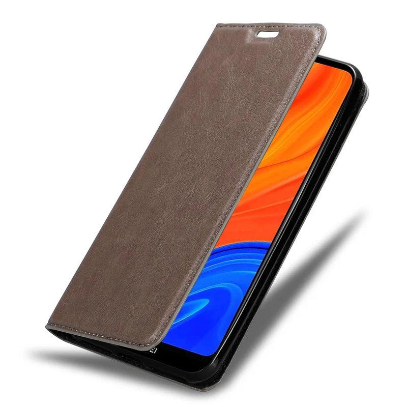 Cadorabo Hülle kompatibel mit Huawei Y6S Schutzhülle mit Magnetverschluss, Standfunktion und Kartenfach