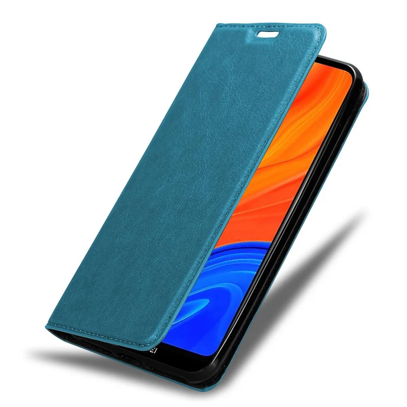 Cadorabo Hülle kompatibel mit Huawei Y6S Schutzhülle mit Magnetverschluss, Standfunktion und Kartenfach