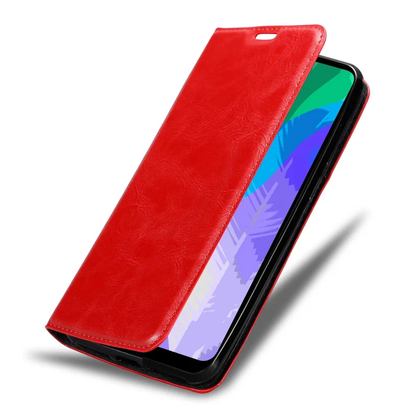 Cadorabo Hülle kompatibel mit Huawei Y6P Schutzhülle mit Magnetverschluss, Standfunktion und Kartenfach