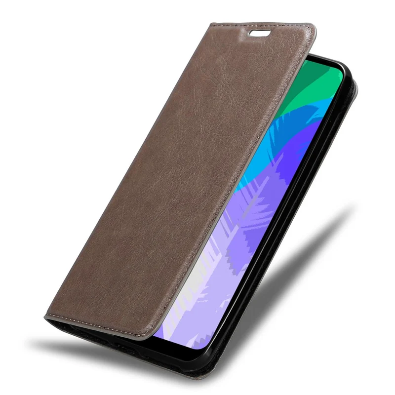 Cadorabo Hülle kompatibel mit Huawei Y6P Schutzhülle mit Magnetverschluss, Standfunktion und Kartenfach