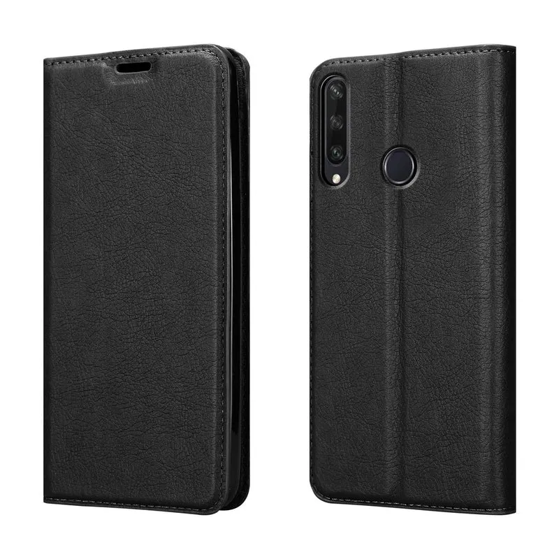 Cadorabo Hülle kompatibel mit Huawei Y6P Schutzhülle mit Magnetverschluss, Standfunktion und Kartenfach