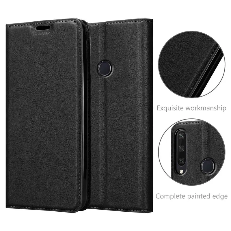 Cadorabo Hülle kompatibel mit Huawei Y6P Schutzhülle mit Magnetverschluss, Standfunktion und Kartenfach