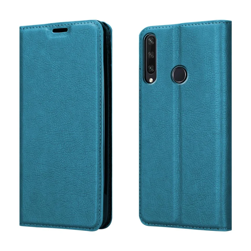 Cadorabo Hülle kompatibel mit Huawei Y6P Schutzhülle mit Magnetverschluss, Standfunktion und Kartenfach