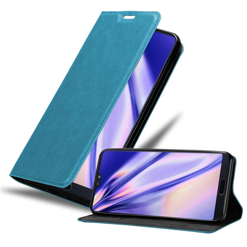 Cadorabo Hülle kompatibel mit Huawei P20 PRO / P20 PLUS Schutzhülle mit Magnetverschluss, Standfunktion und Kartenfach