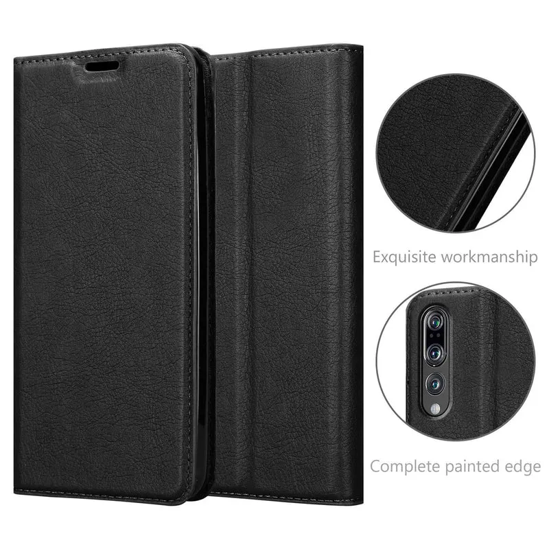 Cadorabo Hülle kompatibel mit Huawei P20 PRO / P20 PLUS Schutzhülle mit Magnetverschluss, Standfunktion und Kartenfach