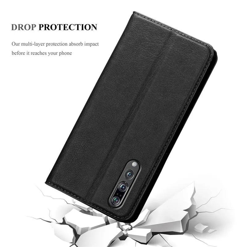 Cadorabo Hülle kompatibel mit Huawei P20 PRO / P20 PLUS Schutzhülle mit Magnetverschluss, Standfunktion und Kartenfach