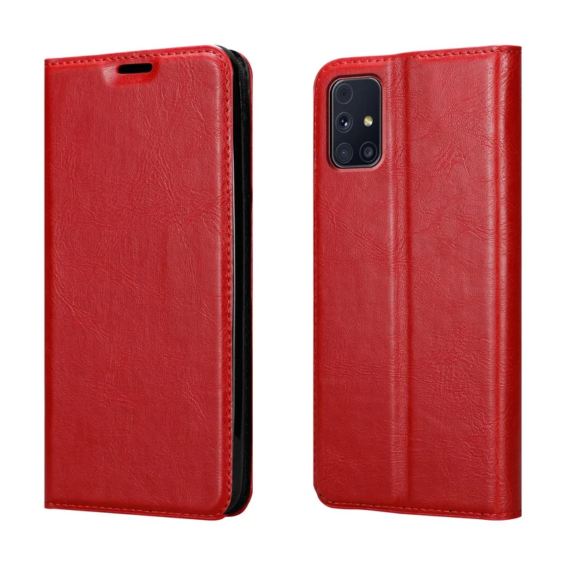Cadorabo Hülle kompatibel mit Samsung Galaxy M31s Schutzhülle mit Magnetverschluss, Standfunktion und Kartenfach