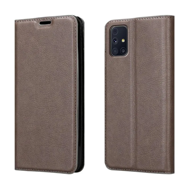 Cadorabo Hülle kompatibel mit Samsung Galaxy M31s Schutzhülle mit Magnetverschluss, Standfunktion und Kartenfach