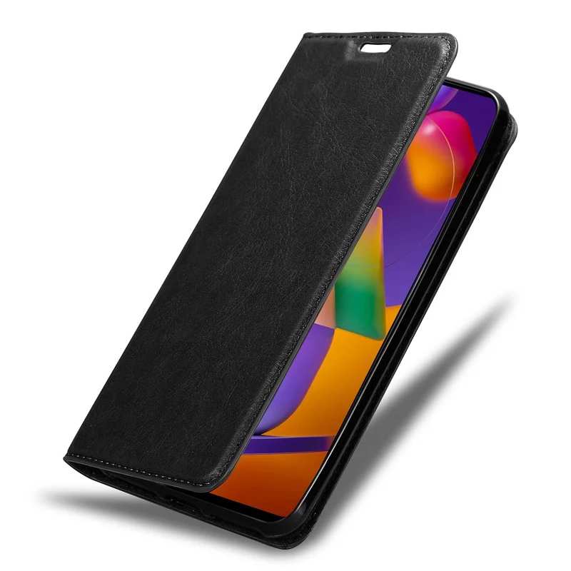 Cadorabo Hülle kompatibel mit Samsung Galaxy M31s Schutzhülle mit Magnetverschluss, Standfunktion und Kartenfach