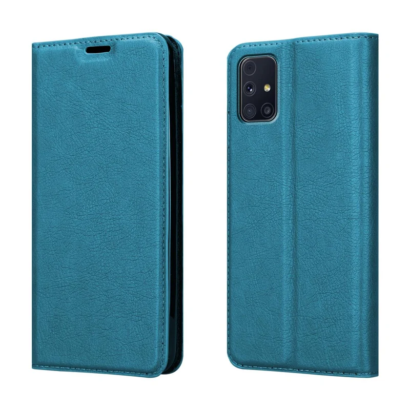 Cadorabo Hülle kompatibel mit Samsung Galaxy M31s Schutzhülle mit Magnetverschluss, Standfunktion und Kartenfach