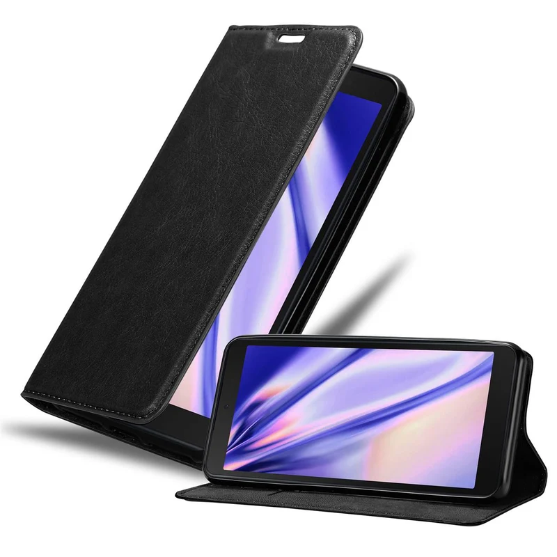 Cadorabo Hülle kompatibel mit Samsung Galaxy XCover 5 Schutzhülle mit Magnetverschluss, Standfunktion und Kartenfach