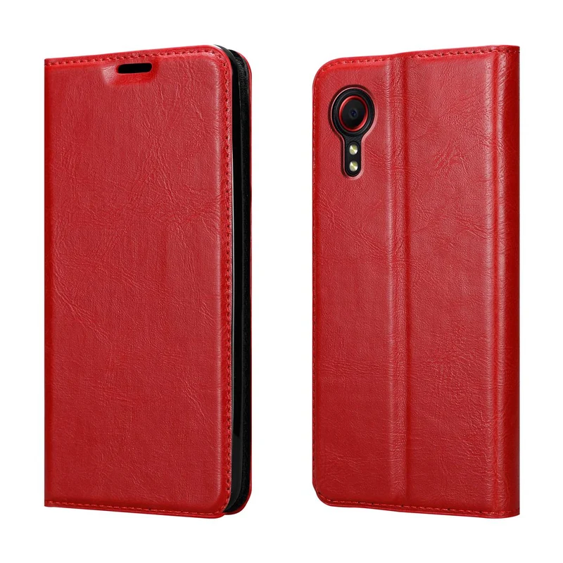 Cadorabo Hülle kompatibel mit Samsung Galaxy XCover 5 Schutzhülle mit Magnetverschluss, Standfunktion und Kartenfach