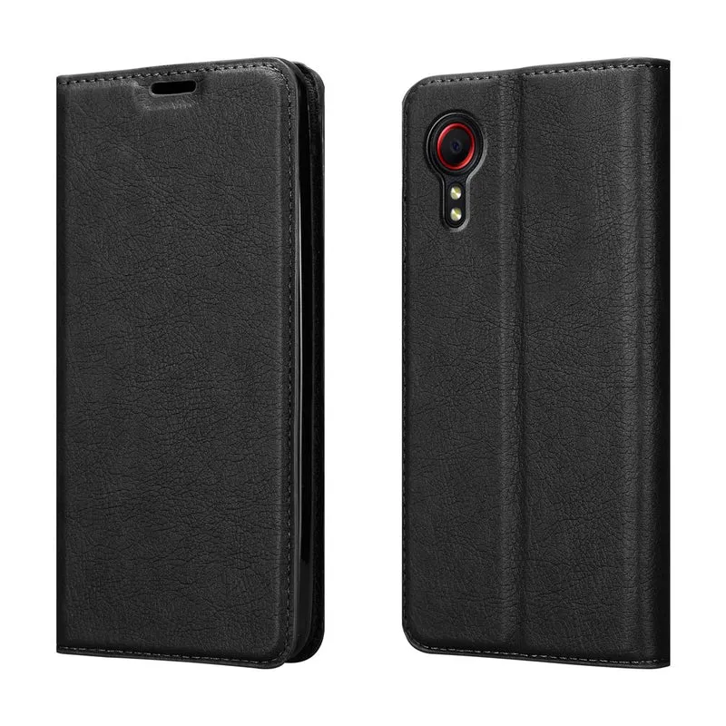 Cadorabo Hülle kompatibel mit Samsung Galaxy XCover 5 Schutzhülle mit Magnetverschluss, Standfunktion und Kartenfach