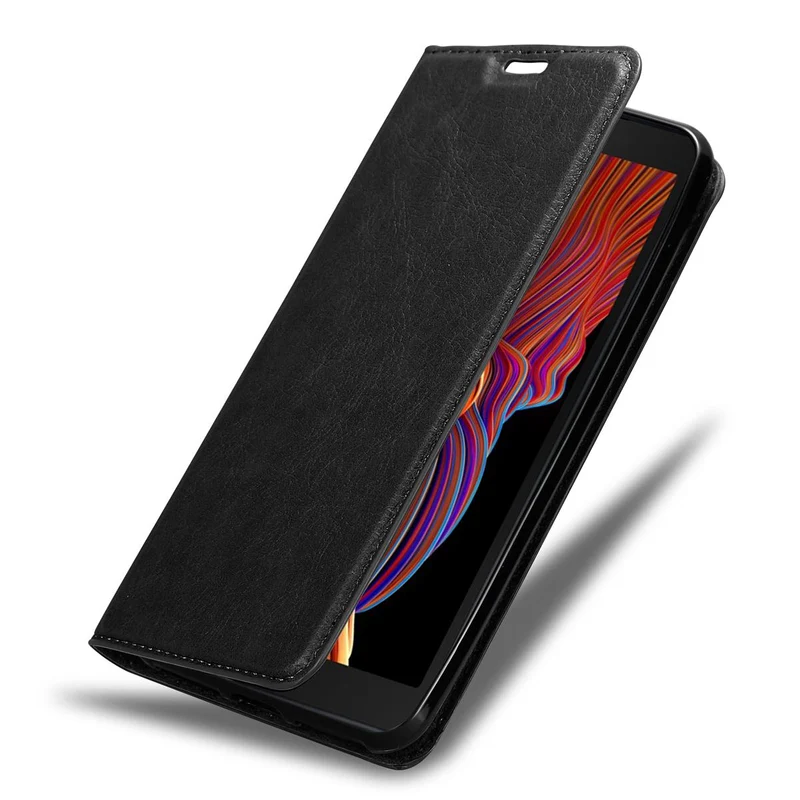 Cadorabo Hülle kompatibel mit Samsung Galaxy XCover 5 Schutzhülle mit Magnetverschluss, Standfunktion und Kartenfach