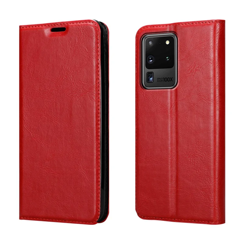 Cadorabo Hülle kompatibel mit Samsung Galaxy S20 ULTRA Schutzhülle mit Magnetverschluss, Standfunktion und Kartenfach