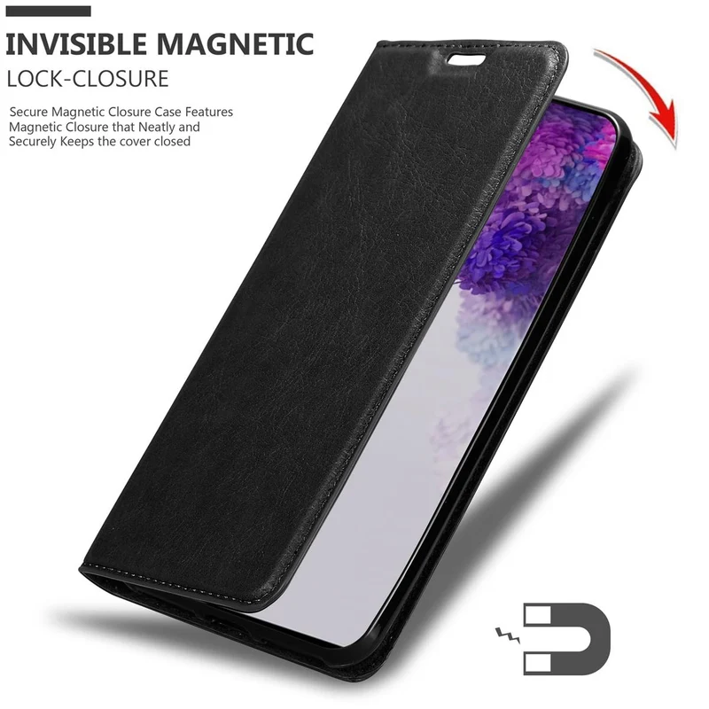 Cadorabo Hülle kompatibel mit Samsung Galaxy S20 ULTRA Schutzhülle mit Magnetverschluss, Standfunktion und Kartenfach