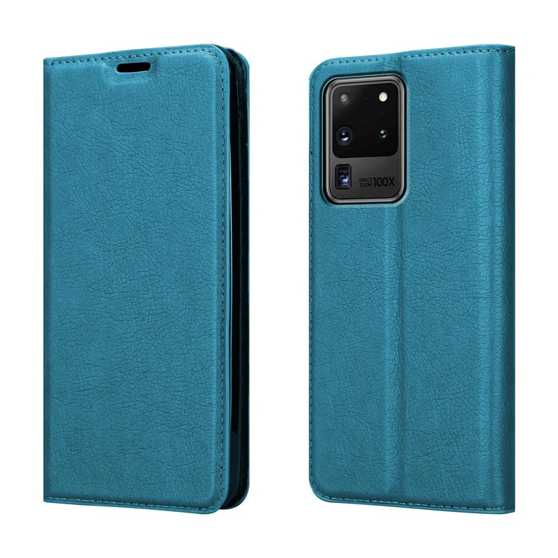 Cadorabo Hülle kompatibel mit Samsung Galaxy S20 ULTRA Schutzhülle mit Magnetverschluss, Standfunktion und Kartenfach