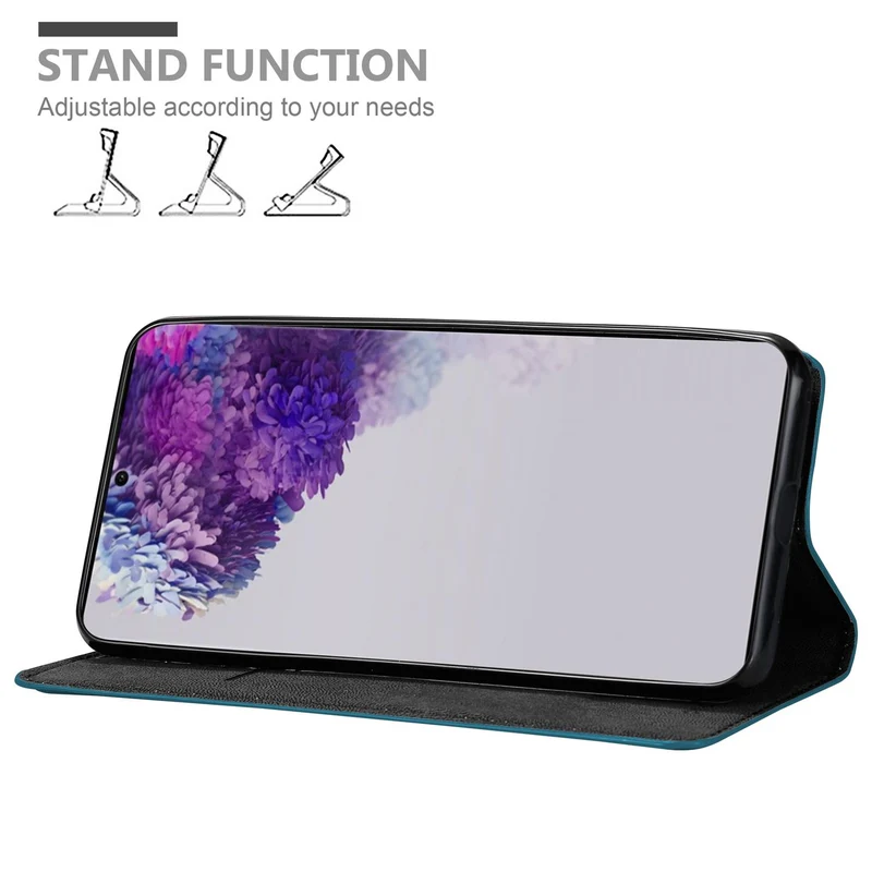 Cadorabo Hülle kompatibel mit Samsung Galaxy S20 ULTRA Schutzhülle mit Magnetverschluss, Standfunktion und Kartenfach
