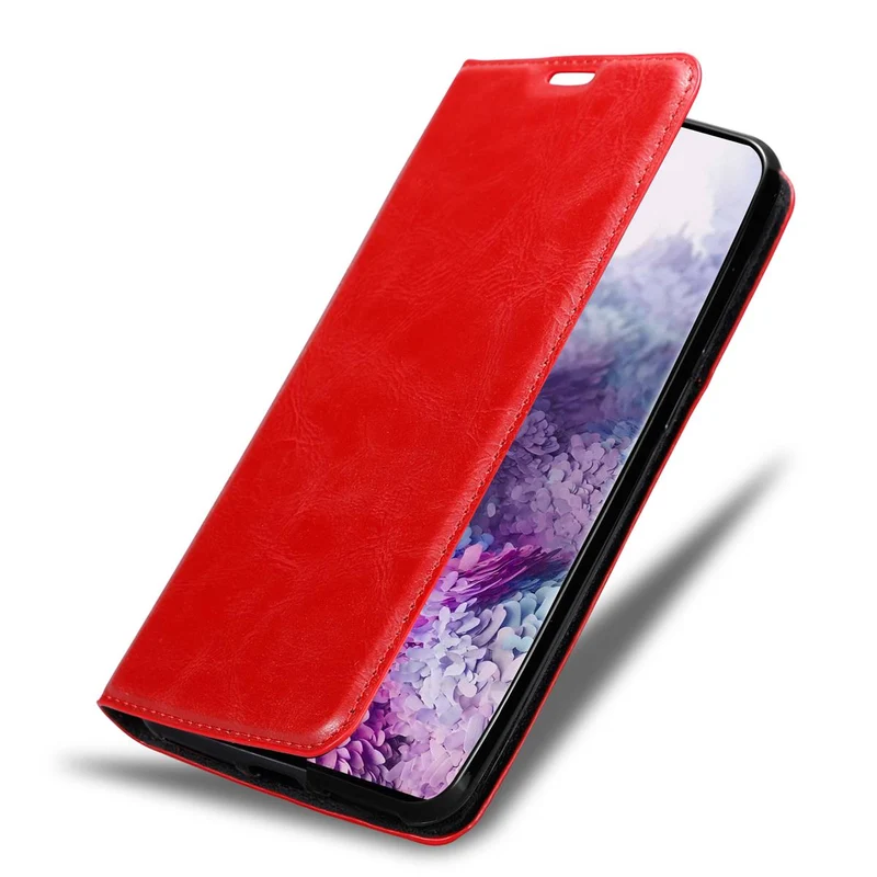 Cadorabo Hülle kompatibel mit Samsung Galaxy S20 PLUS Schutzhülle mit Magnetverschluss, Standfunktion und Kartenfach