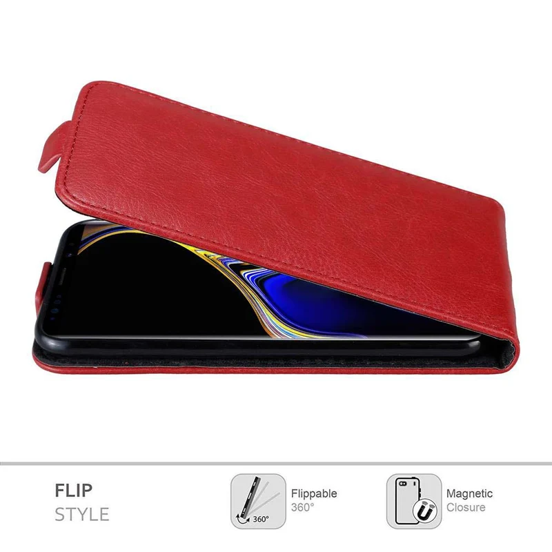 Cadorabo Hülle kompatibel mit Samsung Galaxy NOTE 9 Schutzhülle im Flip Design mit Magnetverschluss