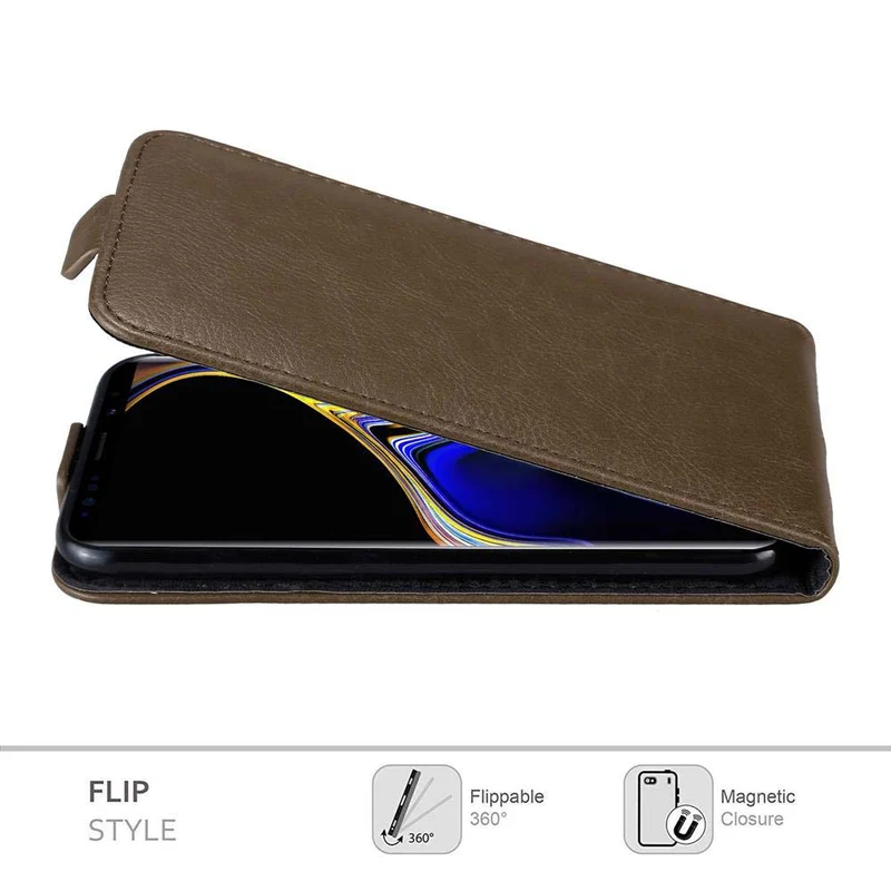 Cadorabo Hülle kompatibel mit Samsung Galaxy NOTE 9 Schutzhülle im Flip Design mit Magnetverschluss