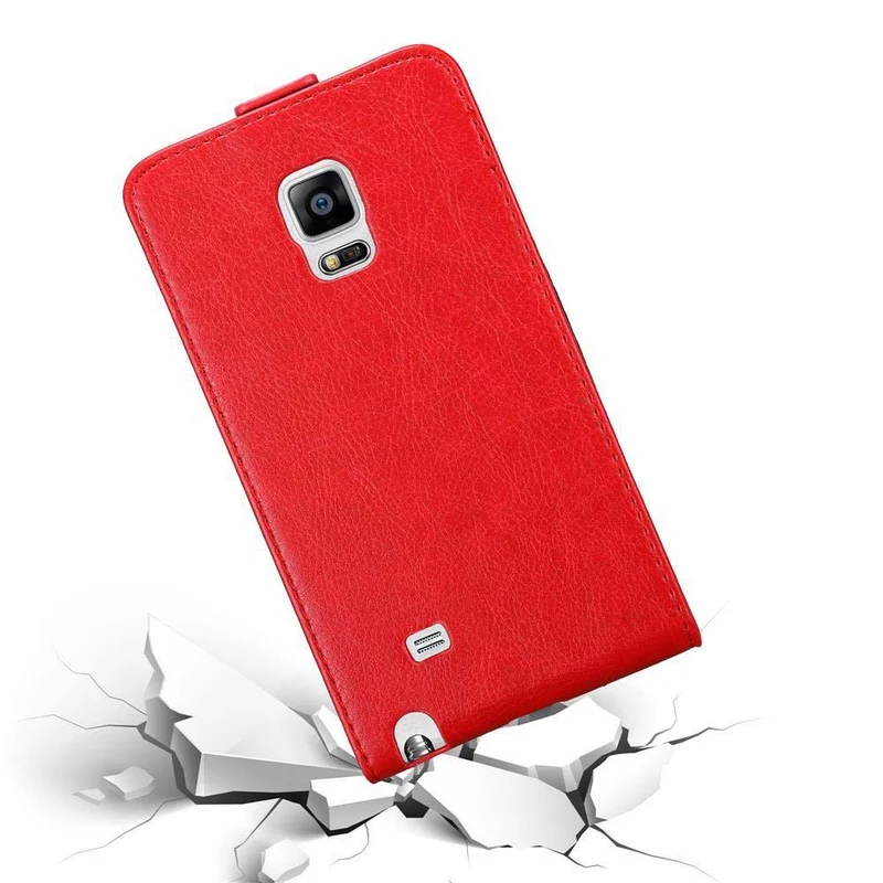 Cadorabo Hülle kompatibel mit Samsung Galaxy NOTE EDGE Schutzhülle im Flip Design mit Magnetverschluss