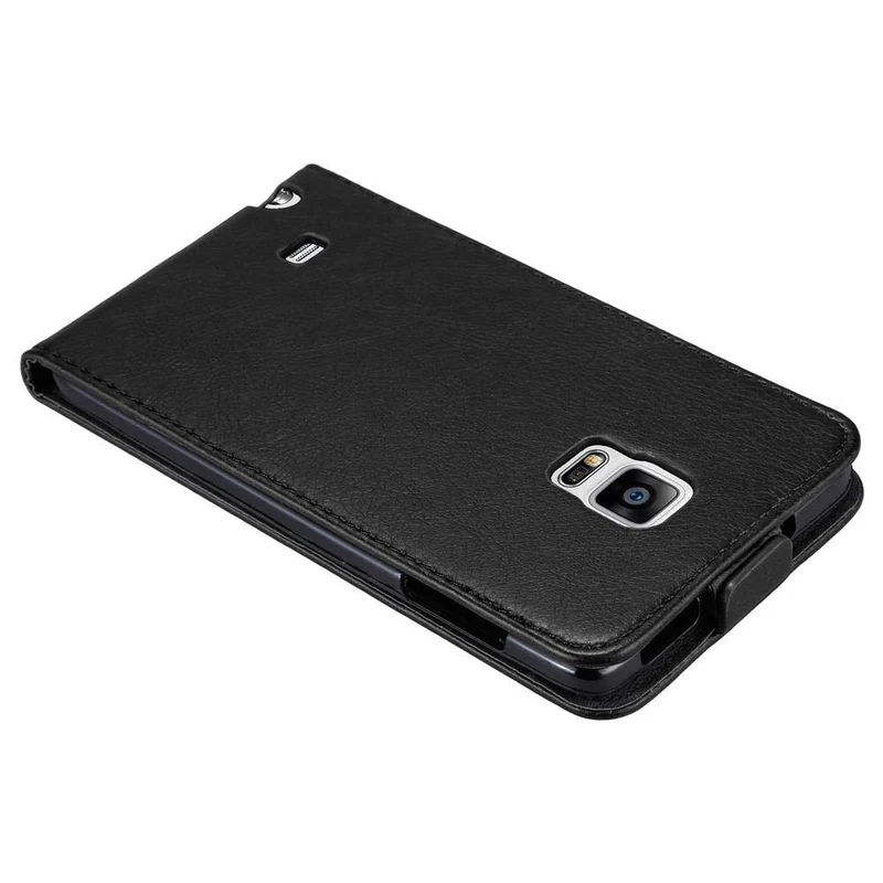 Cadorabo Hülle kompatibel mit Samsung Galaxy NOTE EDGE Schutzhülle im Flip Design mit Magnetverschluss