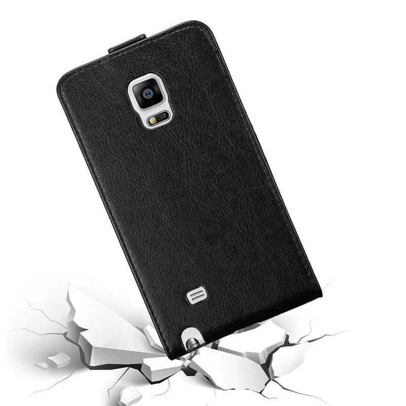 Cadorabo Hülle kompatibel mit Samsung Galaxy NOTE EDGE Schutzhülle im Flip Design mit Magnetverschluss