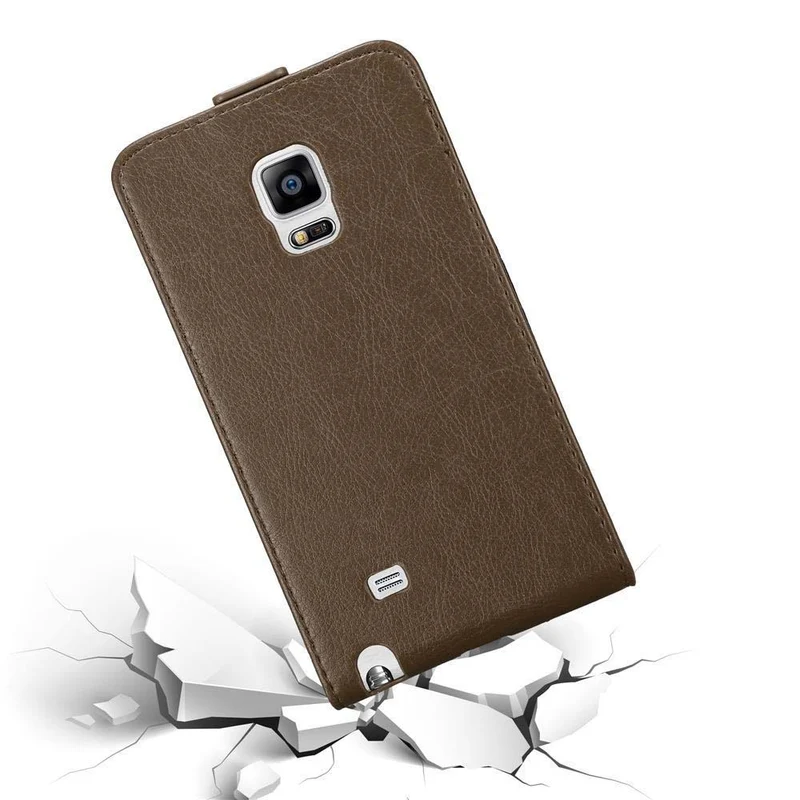 Cadorabo Hülle kompatibel mit Samsung Galaxy NOTE EDGE Schutzhülle im Flip Design mit Magnetverschluss