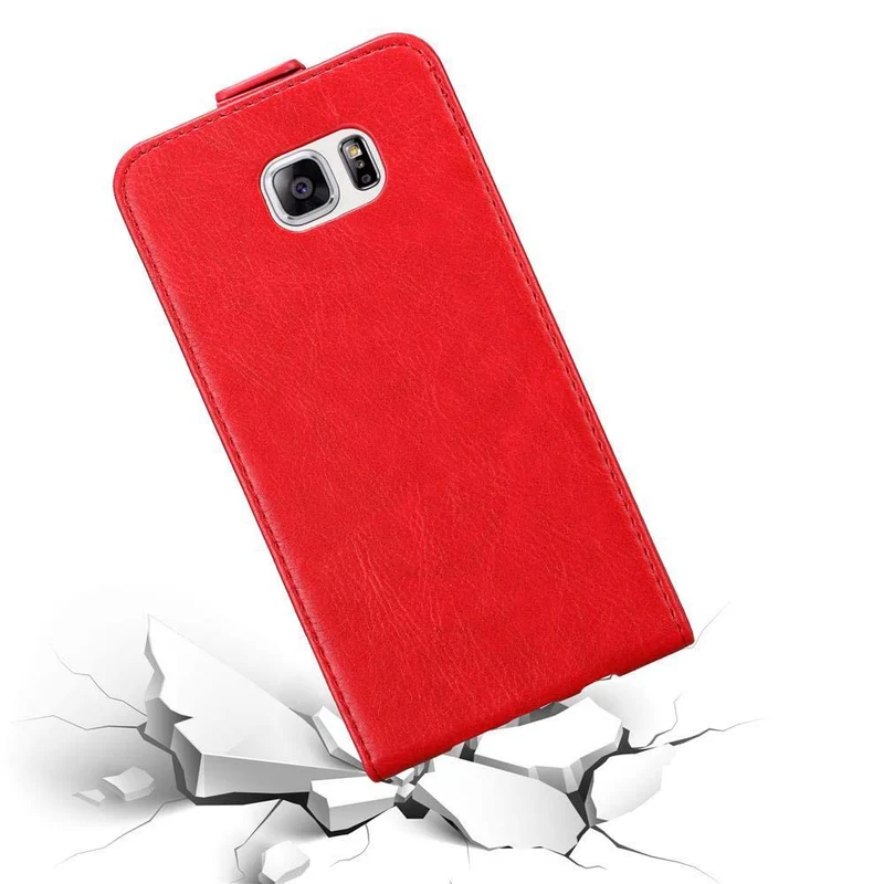 Cadorabo Hülle kompatibel mit Samsung Galaxy NOTE 5 Schutzhülle im Flip Design mit Magnetverschluss
