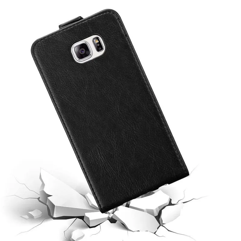 Cadorabo Hülle kompatibel mit Samsung Galaxy NOTE 5 Schutzhülle im Flip Design mit Magnetverschluss