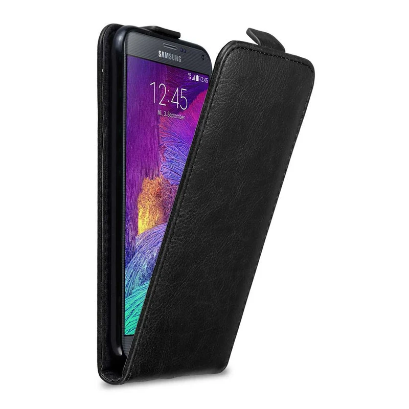 Cadorabo Hülle kompatibel mit Samsung Galaxy NOTE 4 Schutzhülle im Flip Design mit Magnetverschluss