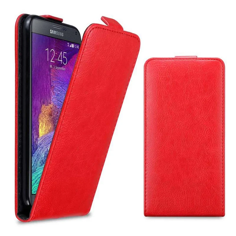 Cadorabo Hülle kompatibel mit Samsung Galaxy NOTE 4 Schutzhülle im Flip Design mit Magnetverschluss